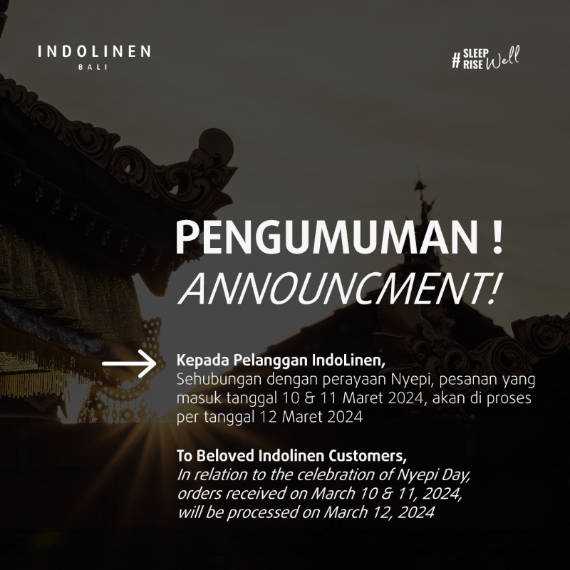 INFO JADWAL STORE SELAMA NYEPI