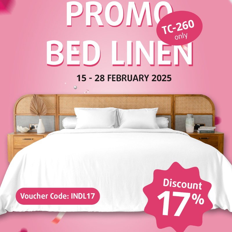 Bed Linen Promo Discount Up To 17%