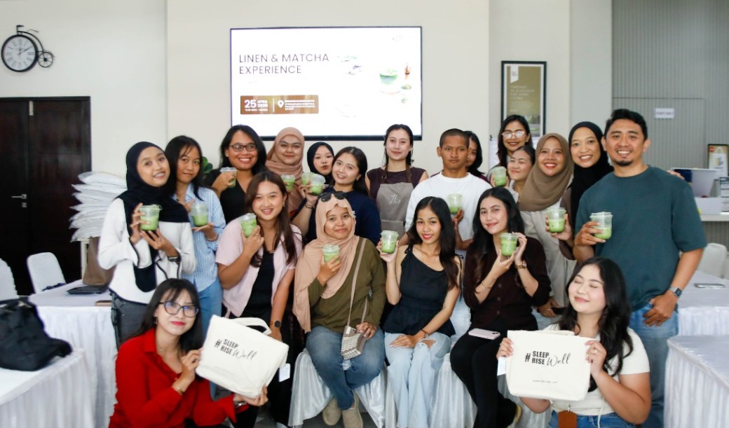 Ruang Tenang di Tengah Kesibukan: Linen Matcha Experience Indolinen x Noraku