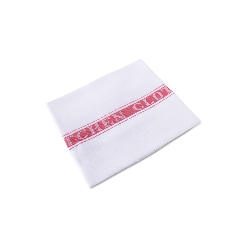 Kitchen Towel Stripe - 40x70cm - WhiteRed