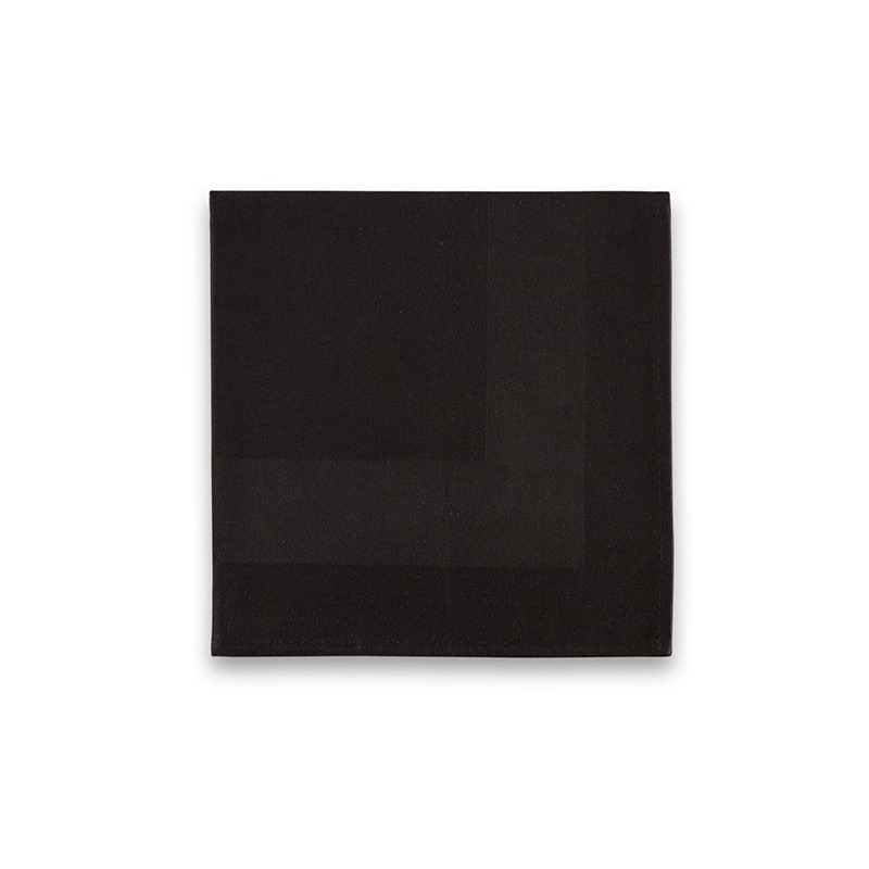 Napkin Damask Frame Black - 50x50cm