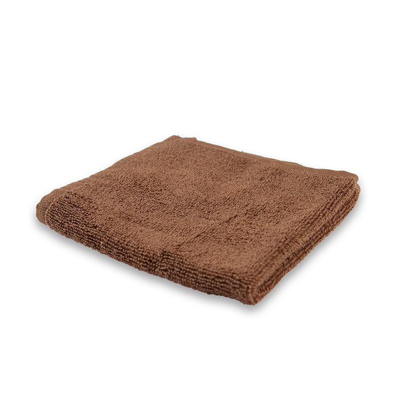 Face Towel Plain Brown - 30x30cm